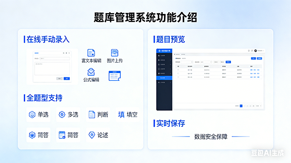在线手动录入界面